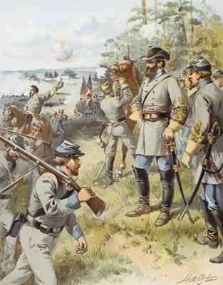 General Stonewall Jackson at the First Battle of Bull Run 17th August 1861 by William Robert Symonds
