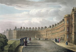 The Royal Crescent, Bath 1820