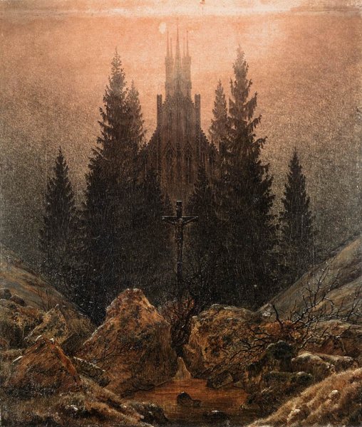 The Cross on the Mountain, Kunstmuseum at Dusseldorf