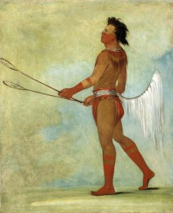 Osceola or 'Rising Sun', a Seminole Leader, 1838, illustration from 'The Indian Tribes of North America