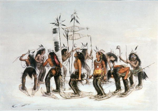 The Snow-Shoe Dance: To Thank the Great Spirit for the First Appearance of Snow