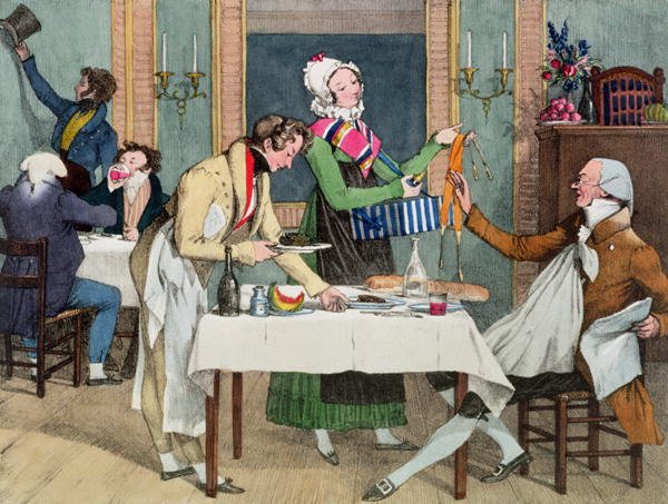 Le Restaurant, pub. by Rodwell and Martin, 1820