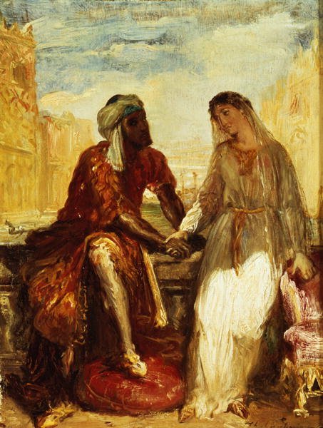 Othello and Desdemona in Venice, 1850