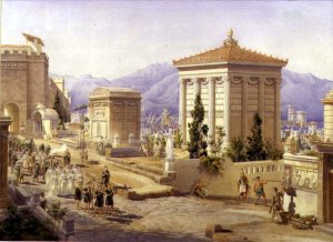 The Via dei Sarpolcri, Pompeii, c.1855