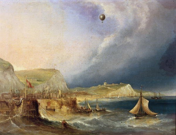 The First Balloon Crossing, 7th January 1785