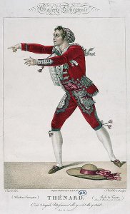 The Actor Thenard in the Role of Figaro in 'The Barber of Seville'