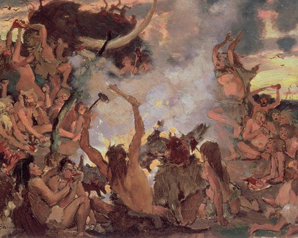 A Stone Age Feast, 1883