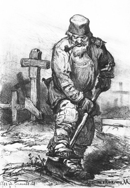 Grave-digger. 1871