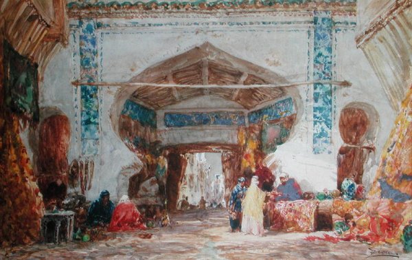 Bazaar in Constantinople