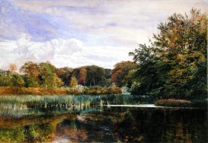 The Mill Pond, Evelyn Woods, 1860