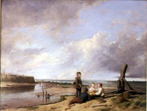 Shrimp Boys at Cromer, 1815