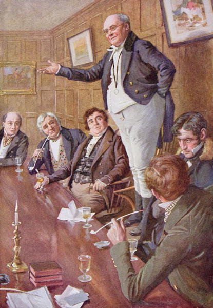 Mr Pickwick Adresses the Club, 1924