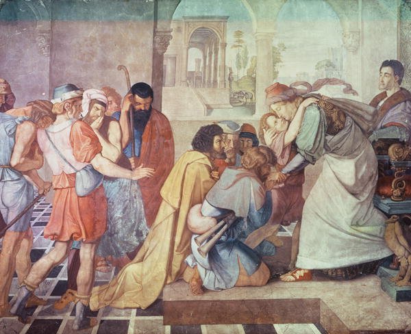 Joseph recognised by his brothers