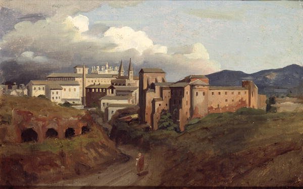 View of St. John Lateran, Rome, 1822