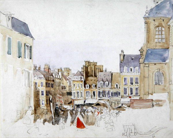 A French Market Place, c.1829