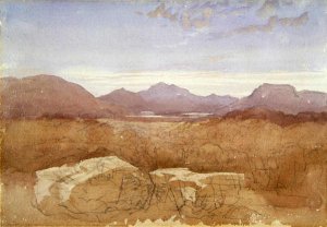 A Mountainous View, North Wales, c.1818