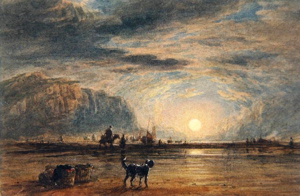 Beach Scene - Sunrise, c.1820