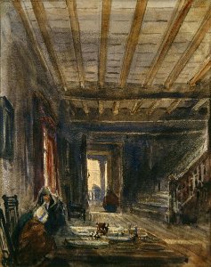 Interior with Figures at a Table