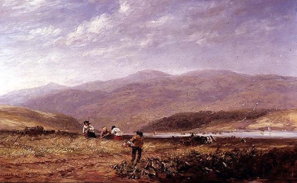 Haymakers in a Welsh Landscape, 1852