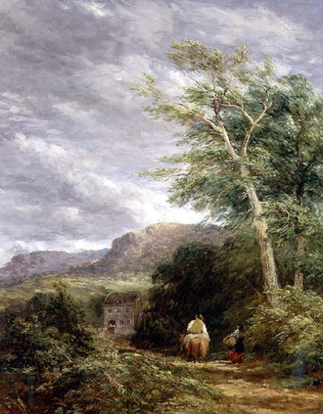 Welsh Landscape with a Watermill