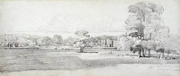 The Old Hall, Tabley, Surrounded by Parkland, 20th July 1814