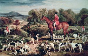 Ralph Lambton and his Hounds