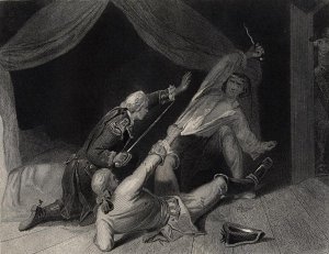 The Capture of Lord Edward Fitzgerald for High Treason, engraved by J.Rogers