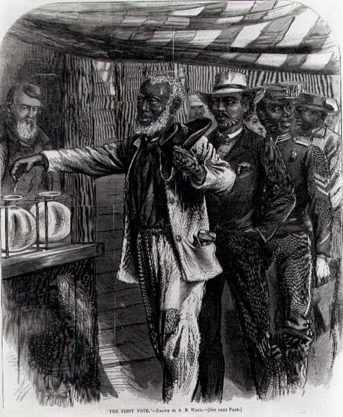 The First Vote, from Harpers Weekly, 1867