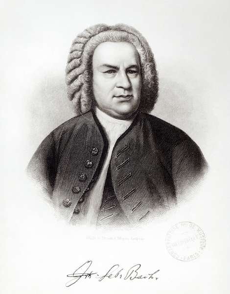 Portrait of Johann Sebastian Bach (1685-1750)