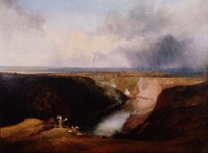 View of the Avon Gorge from Observatory Hill, c.1830