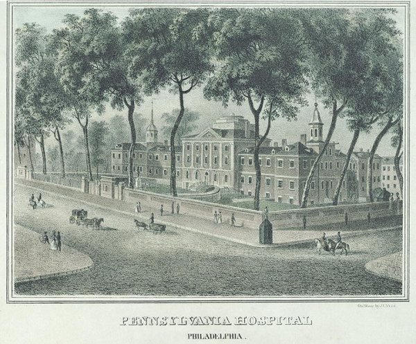 Pennsylvania Hospital, 1838