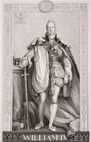 William IV (1765-1837) from Illustrations of English and Scottish History Volume II