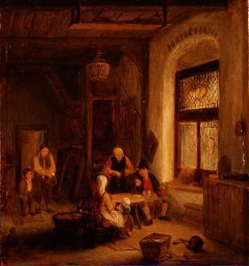 Interior with Figures by a Window