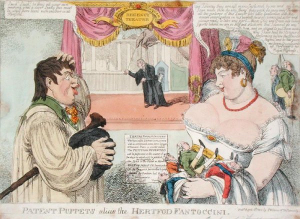 Patent Puppets alias the Hertfod Fantoccini, 1812