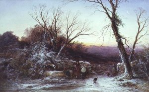 The Roadside Spring: Winters Evening