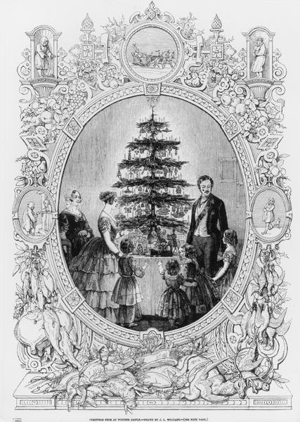 Christmas Tree at Windsor Castle, 1848