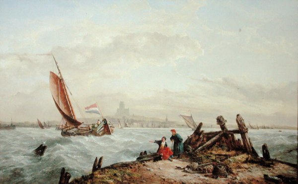 Off a Dutch Port, 1872