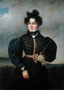 Portrait of Sophie Daw, Baronne de Feucheres, 1830