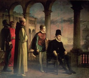 Philip II (1527-98) Declaring his Faith, 1871