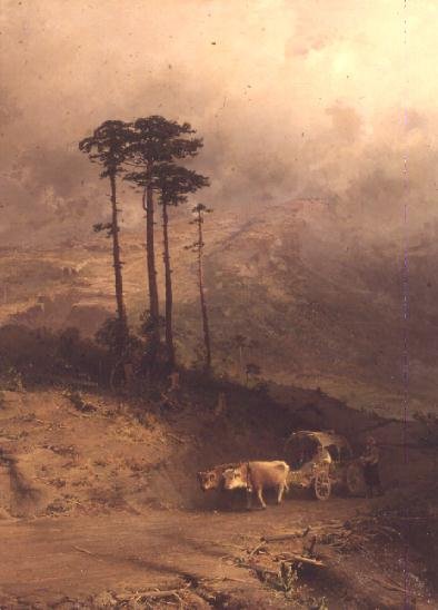 In the Crimean Mountains, 1873