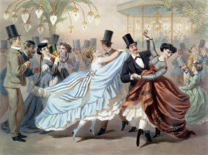 Waltz at the Bal Mabille, Avenue Montaigne, Paris