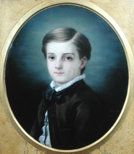 Portrait of Pierre Loti 1850-1923 by his sister, 1862