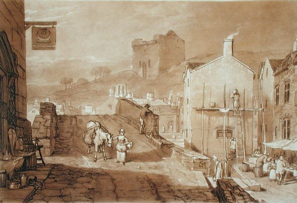 Morpeth, Northumberland, engraved by Charles Turner 1773-1857 published 1808