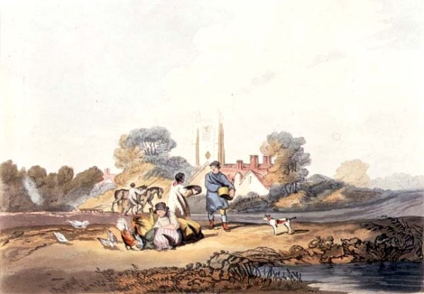 Autumn, sowing grain, 1818