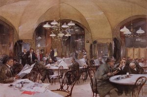 Cafe Griensteidl, Vienna, 1890