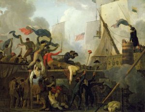 Heroism of the Crew of Le Vengeur du Peuple at the Battle of Ouessant, 1st June 1794