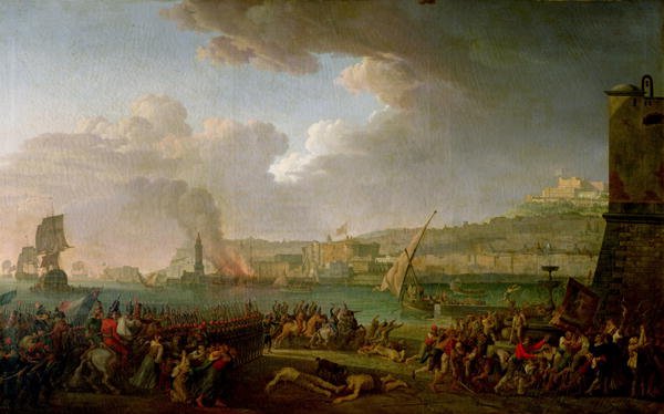 The French Army Entering Naples Under the Command of General Championnet 1762-1800 21st January 1799, 1799