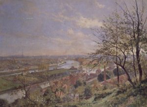 View of Boulogne sur Seine, c.1900