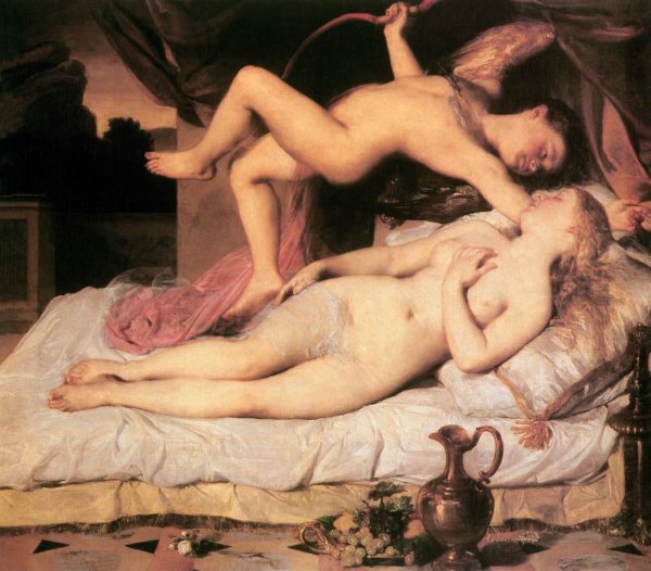 Amor es Pszyche, 1850-55