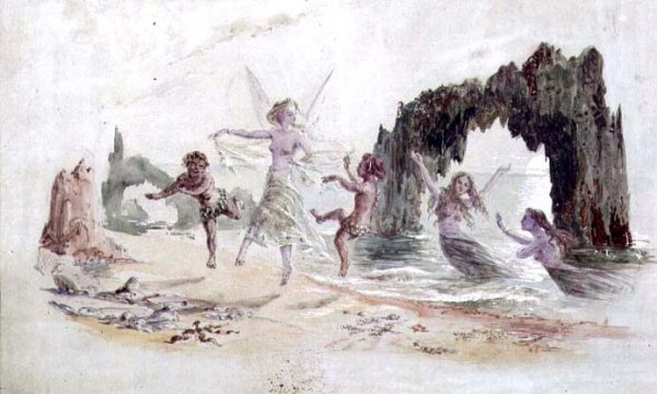 Fairies and Fauns on the Seashore